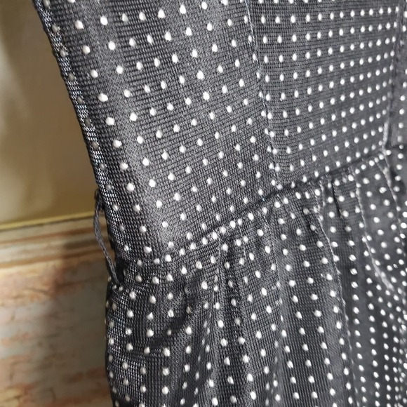C&M Collection Black Tiered Dress With 3/4 Sleeves & metal studs size 36 / 6 - Picture 12 of 16
